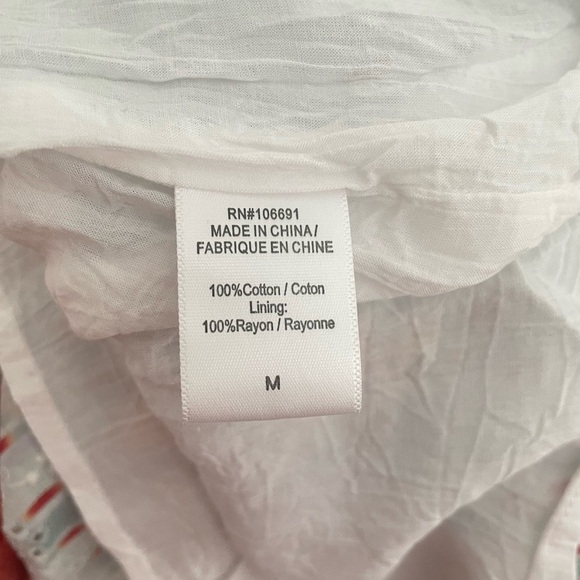 On The Road Eyelet Wrap Dress medium NWOT - Picture 5 of 9